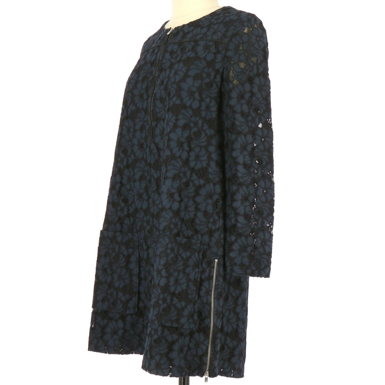 Maje Kleid Marineblau 2 Maje Kleid Marineblau – Bild 2