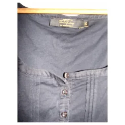 Thomas Burberry Dunkelblaues Kleid Marineblau -Deutschland Fem Leucht Verkaufs-Shop 113367 4