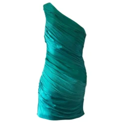 Jay Ahr Asymmetrisches Kleid Türkis -Deutschland Fem Leucht Verkaufs-Shop 120662 3