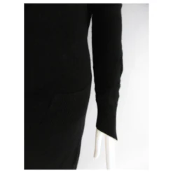 Comme Des Garcons Wolle Bodenlanges Kleid Schwarz -Deutschland Fem Leucht Verkaufs-Shop 126173 8