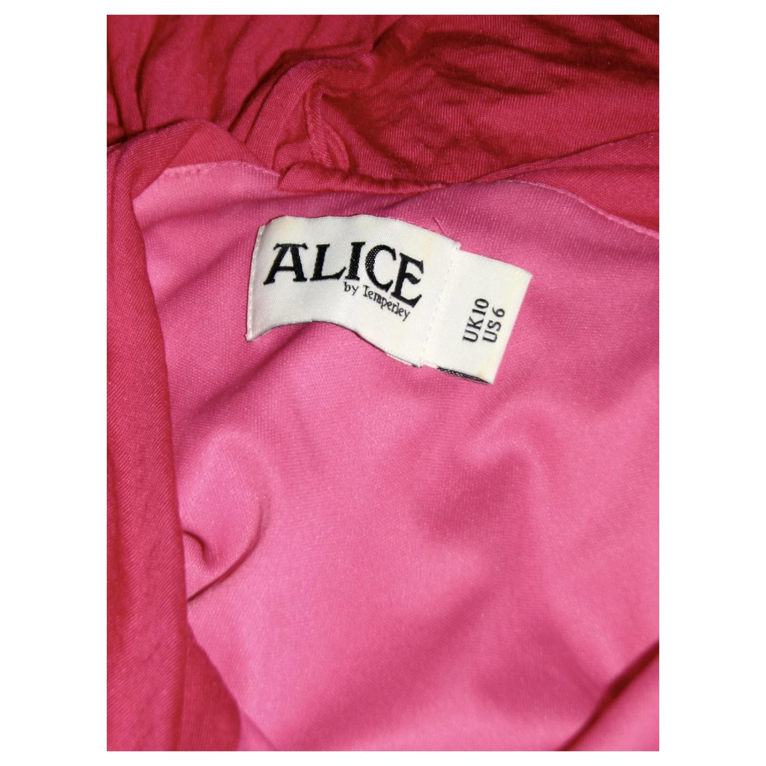 Alice By Temperley Kleid Mit Tiefem Rücken Fuschia 5 Alice By Temperley Kleid Mit Tiefem Rücken Fuschia – Bild 5