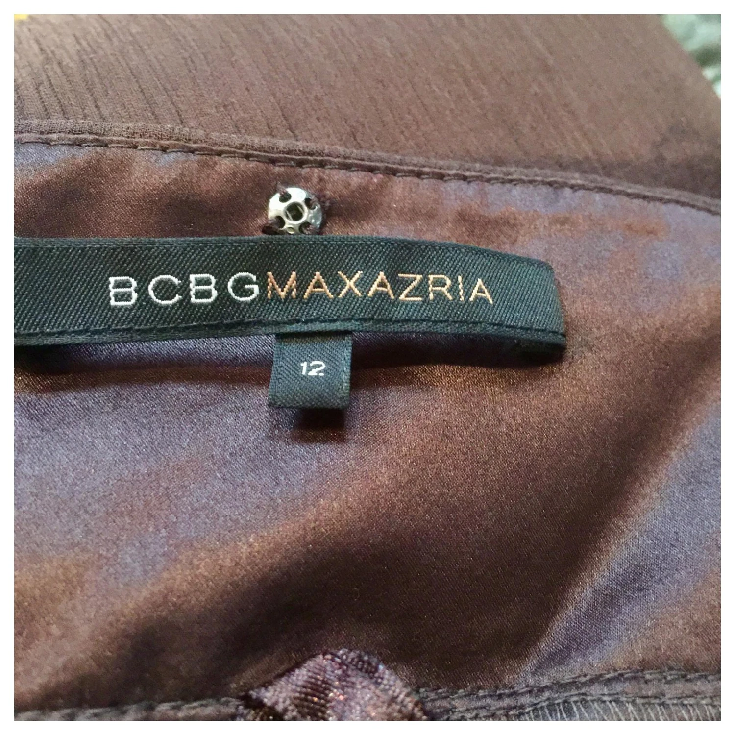 Bcbg Max Azria Neckholder-Kleid Braun 5 Bcbg Max Azria Neckholder-Kleid Braun – Bild 5