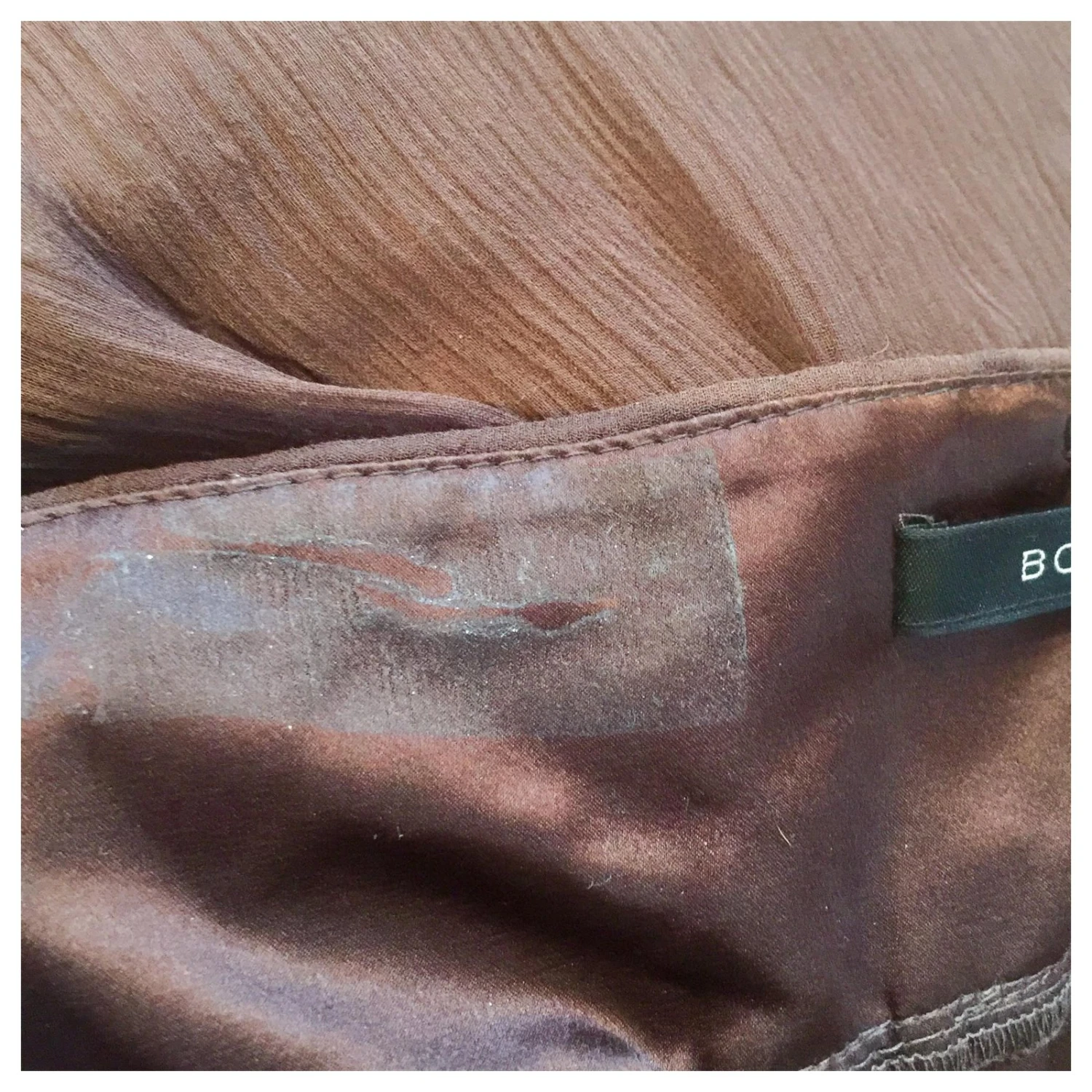 Bcbg Max Azria Neckholder-Kleid Braun 6 Bcbg Max Azria Neckholder-Kleid Braun – Bild 6