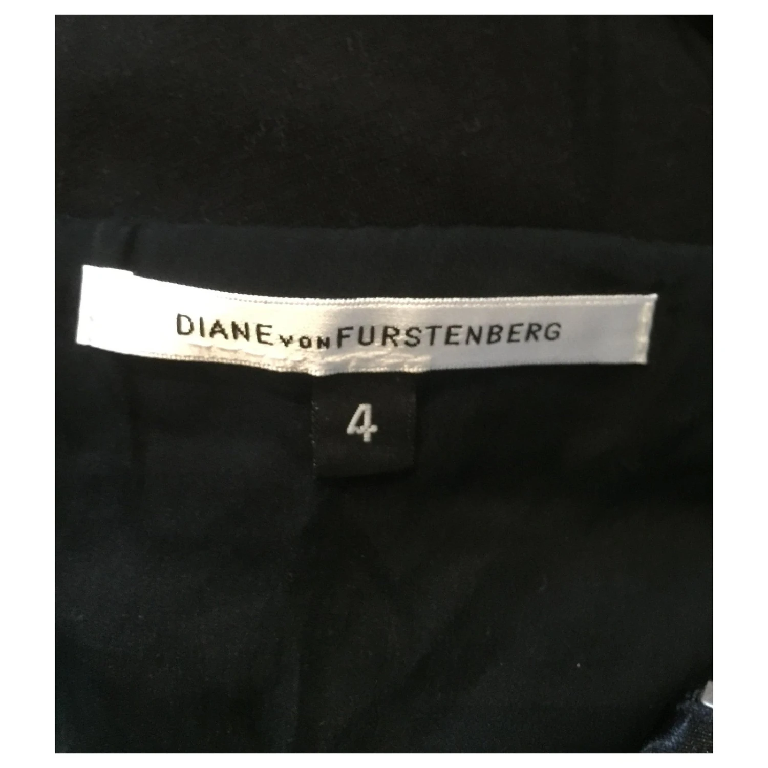 Diane Von Furstenberg Vintage DvF Tere Kleid Schwarz 6 Diane Von Furstenberg Vintage DvF Tere Kleid Schwarz – Bild 6