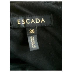 Escada Atemberaubendes Schwarzes Kleid 16 Escada Atemberaubendes Schwarzes Kleid -Deutschland Fem Leucht Verkaufs-Shop 132684 8