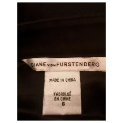 Diane Von Furstenberg DvF Seltenes Heronette Kleid Mit Schnürung Schwarz -Deutschland Fem Leucht Verkaufs-Shop 139798 5