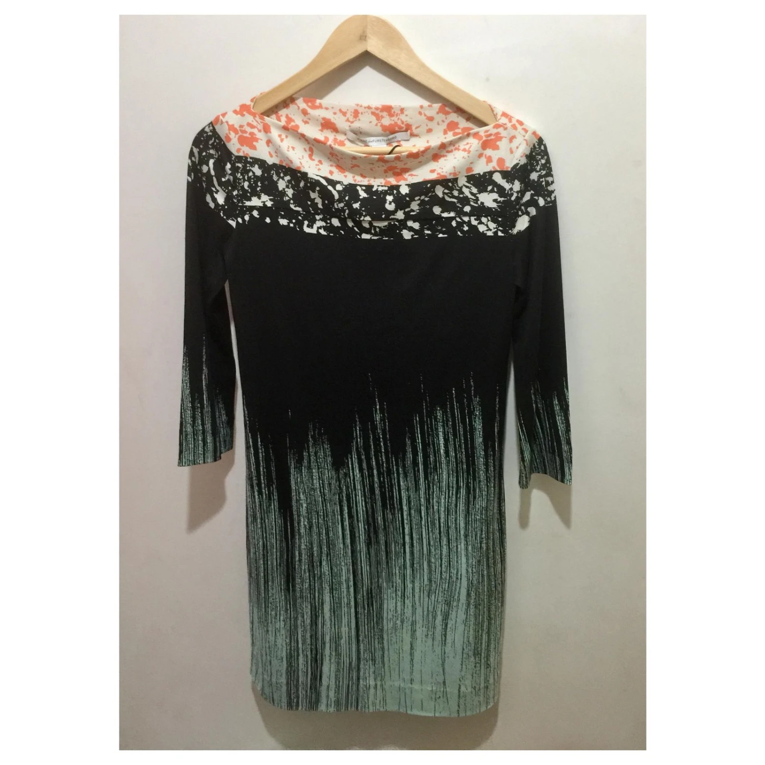 Diane Von Furstenberg Ruri Rockscape Kleid Schwarz Mehrfarben 5 Diane Von Furstenberg Ruri Rockscape Kleid Schwarz Mehrfarben – Bild 5