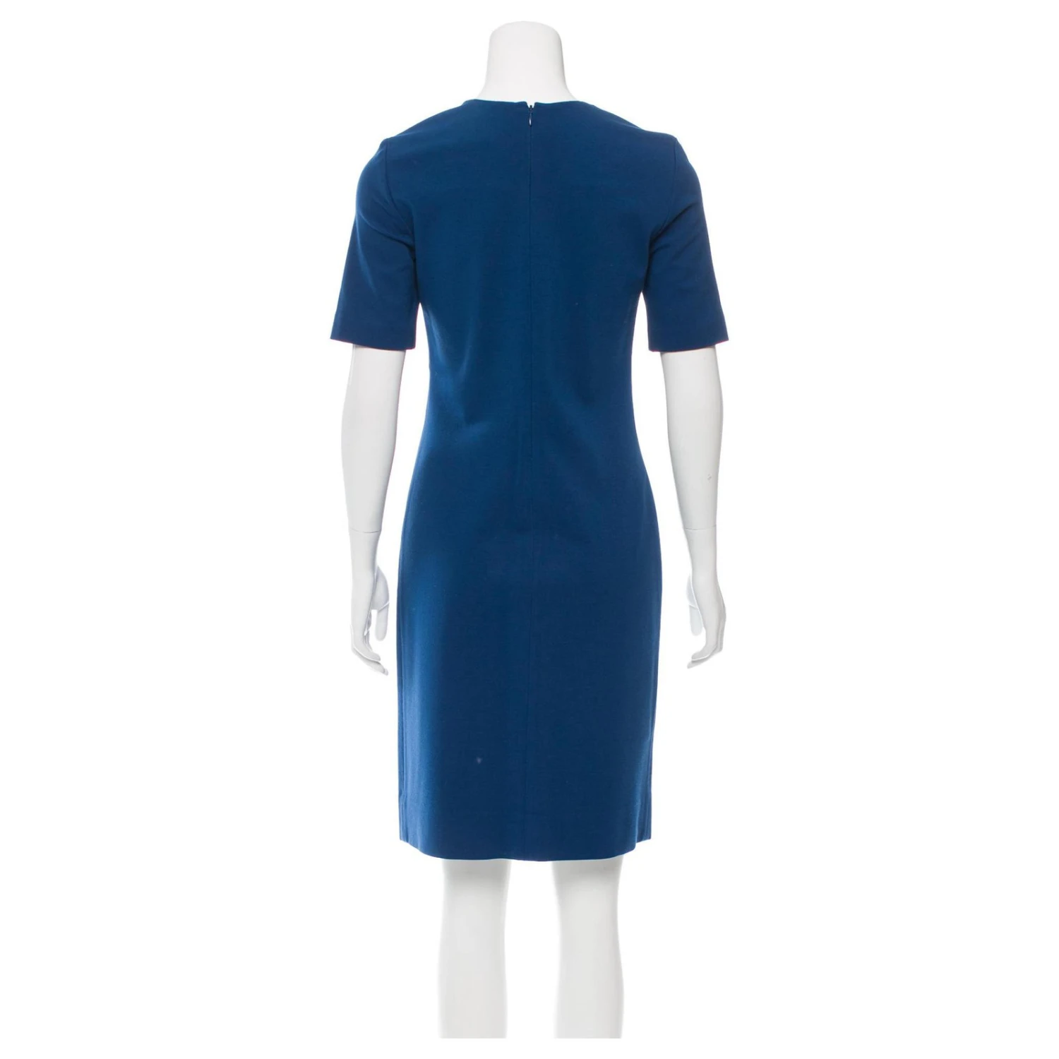 Diane Von Furstenberg Sauberes Schieferblaues Kleid Von Lee 3 Diane Von Furstenberg Sauberes Schieferblaues Kleid Von Lee – Bild 3