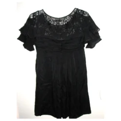 Temperley London Kleid Aus Seide Und Spitze Schwarz 10 Temperley London Kleid Aus Seide Und Spitze Schwarz -Deutschland Fem Leucht Verkaufs-Shop 147575 3