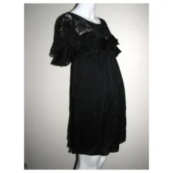 Temperley London Kleid Aus Seide Und Spitze Schwarz 12 Temperley London Kleid Aus Seide Und Spitze Schwarz -Deutschland Fem Leucht Verkaufs-Shop 147575 5