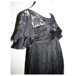 Temperley London Kleid Aus Seide Und Spitze Schwarz 13 Temperley London Kleid Aus Seide Und Spitze Schwarz -Deutschland Fem Leucht Verkaufs-Shop 147575 6