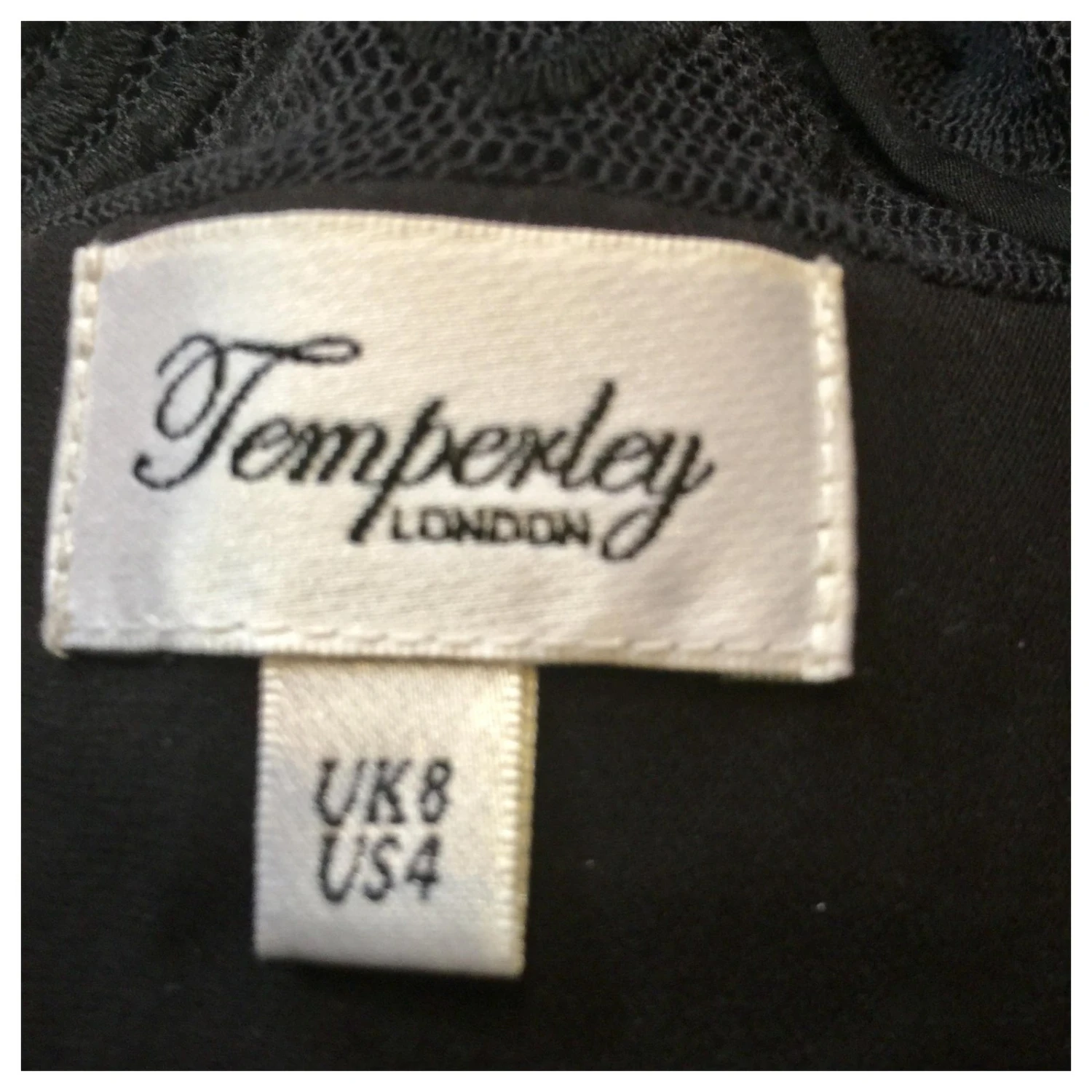 Temperley London Kleid Aus Seide Und Spitze Schwarz 8 Temperley London Kleid Aus Seide Und Spitze Schwarz – Bild 8