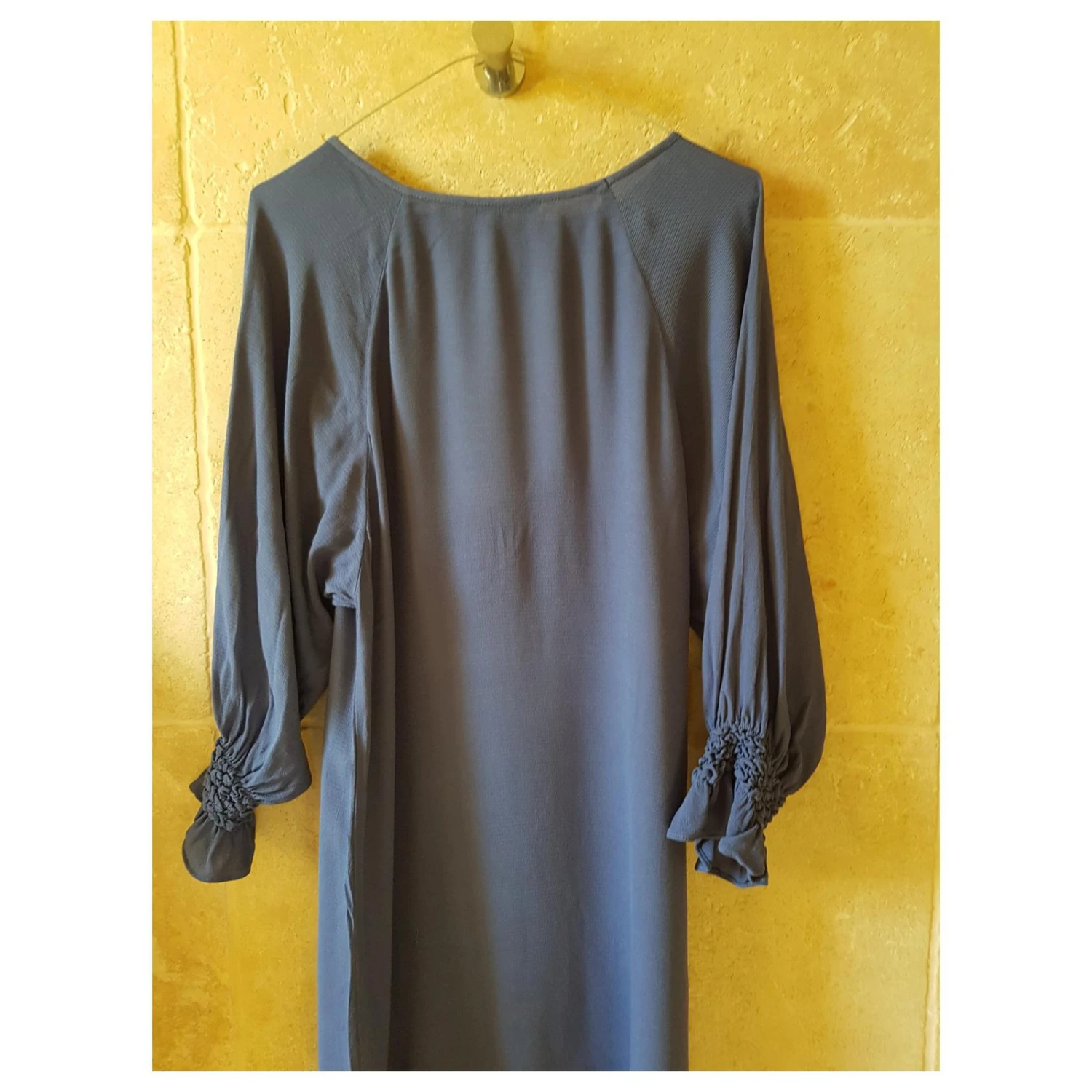 Maje Blaues Kleid 36 Dunkelblau 2 Maje Blaues Kleid 36 Dunkelblau – Bild 2