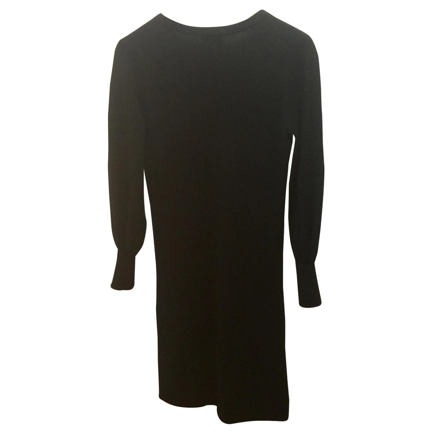 Autre Marque Kaschmir-Mix-Kleid Schwarz 2 Autre Marque Kaschmir-Mix-Kleid Schwarz – Bild 2