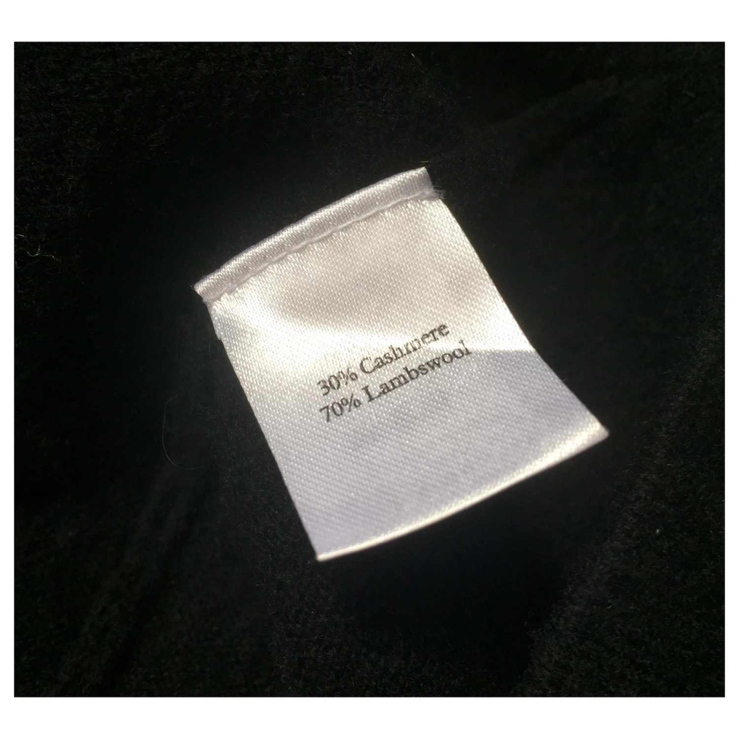 Autre Marque Kaschmir-Mix-Kleid Schwarz 3 Autre Marque Kaschmir-Mix-Kleid Schwarz – Bild 3