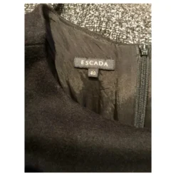 Atemberaubendes ESCADA-Kleid Schwarz Grau 9 Atemberaubendes ESCADA-Kleid Schwarz Grau -Deutschland Fem Leucht Verkaufs-Shop 159325 5