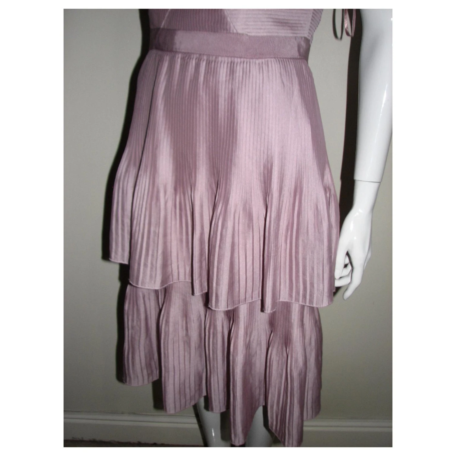 Hobbs Ein Schulter Rosa Kleid Pink 5 Hobbs Ein Schulter Rosa Kleid Pink – Bild 5