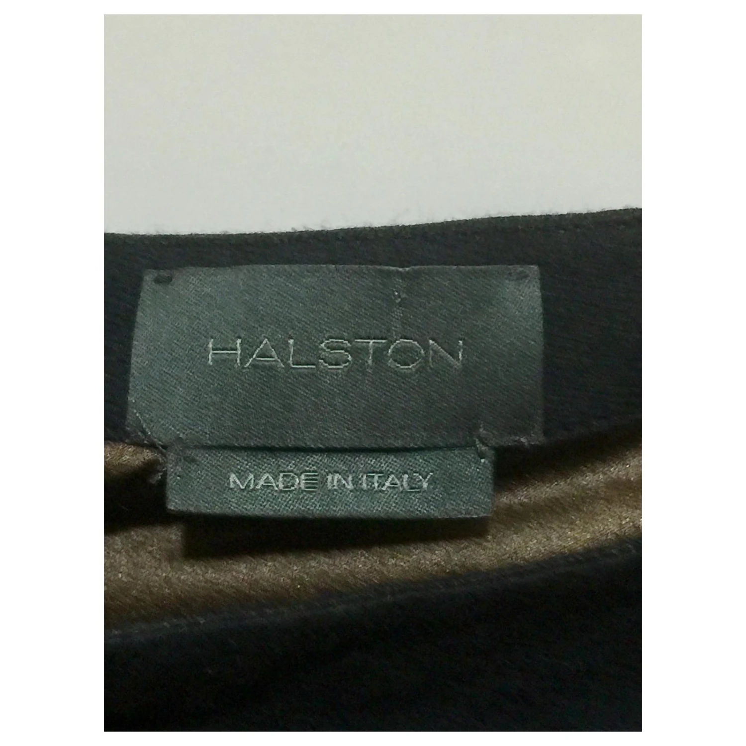 Autre Marque Original Vintage Halston Kleid Weiß Grau Anthrazitgrau 7 Autre Marque Original Vintage Halston Kleid Weiß Grau Anthrazitgrau – Bild 7