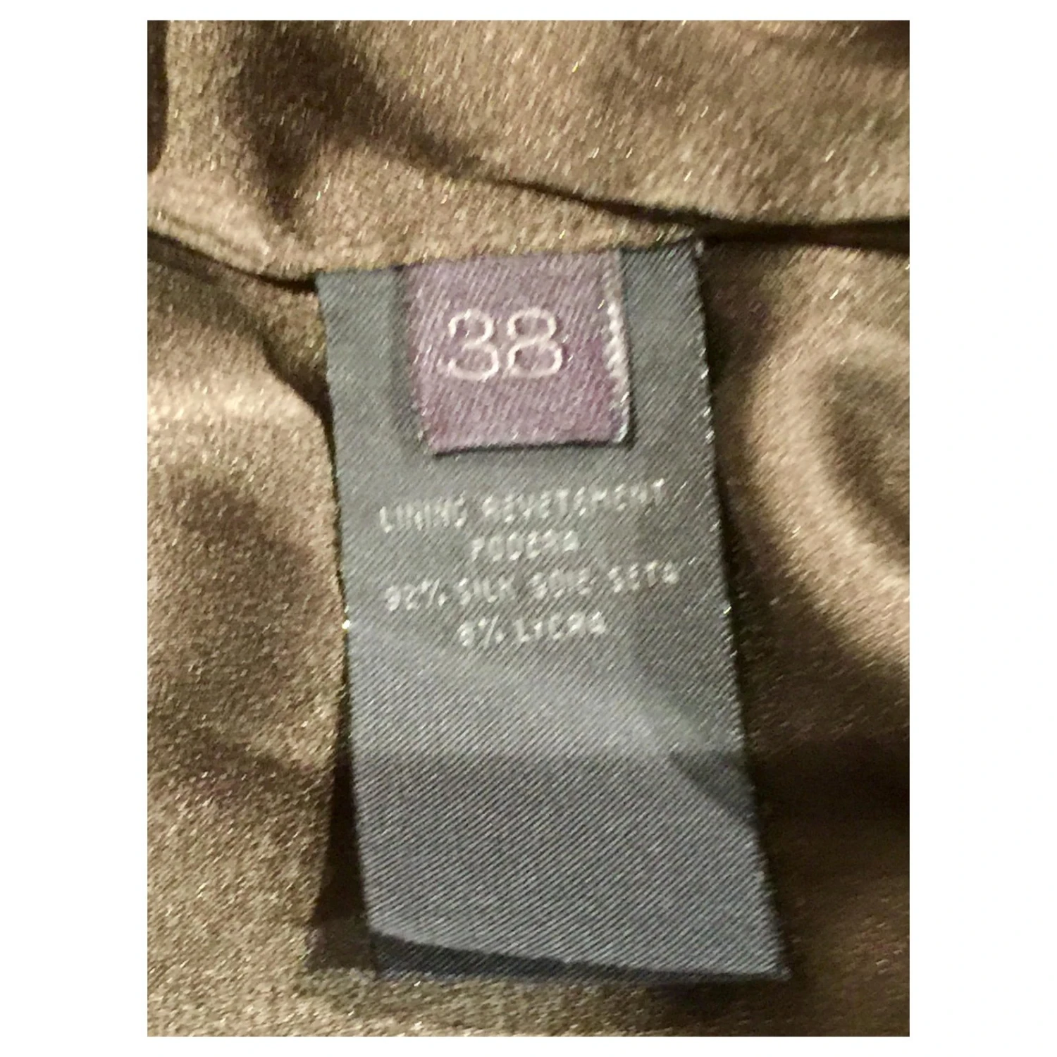 Autre Marque Original Vintage Halston Kleid Weiß Grau Anthrazitgrau 2 Autre Marque Original Vintage Halston Kleid Weiß Grau Anthrazitgrau – Bild 2