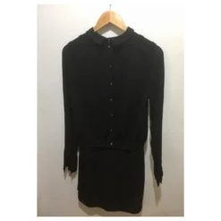 Mint Velvet Kleid Aus Wollgemisch Schwarz -Deutschland Fem Leucht Verkaufs-Shop 160119 5