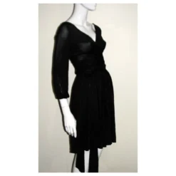 Halston Heritage Schwarzes Kleid -Deutschland Fem Leucht Verkaufs-Shop 170733 3