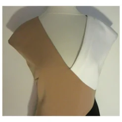 Diane Von Furstenberg Colourblock-Kleid Schwarz Weiß Karamell 10 Diane Von Furstenberg Colourblock-Kleid Schwarz Weiß Karamell -Deutschland Fem Leucht Verkaufs-Shop 175533 4