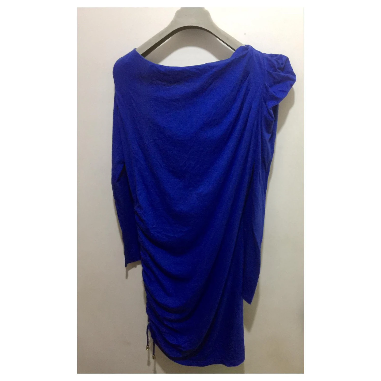 Alice By Temperley Kleid Mit Rucheting Blau 2 Alice By Temperley Kleid Mit Rucheting Blau – Bild 2