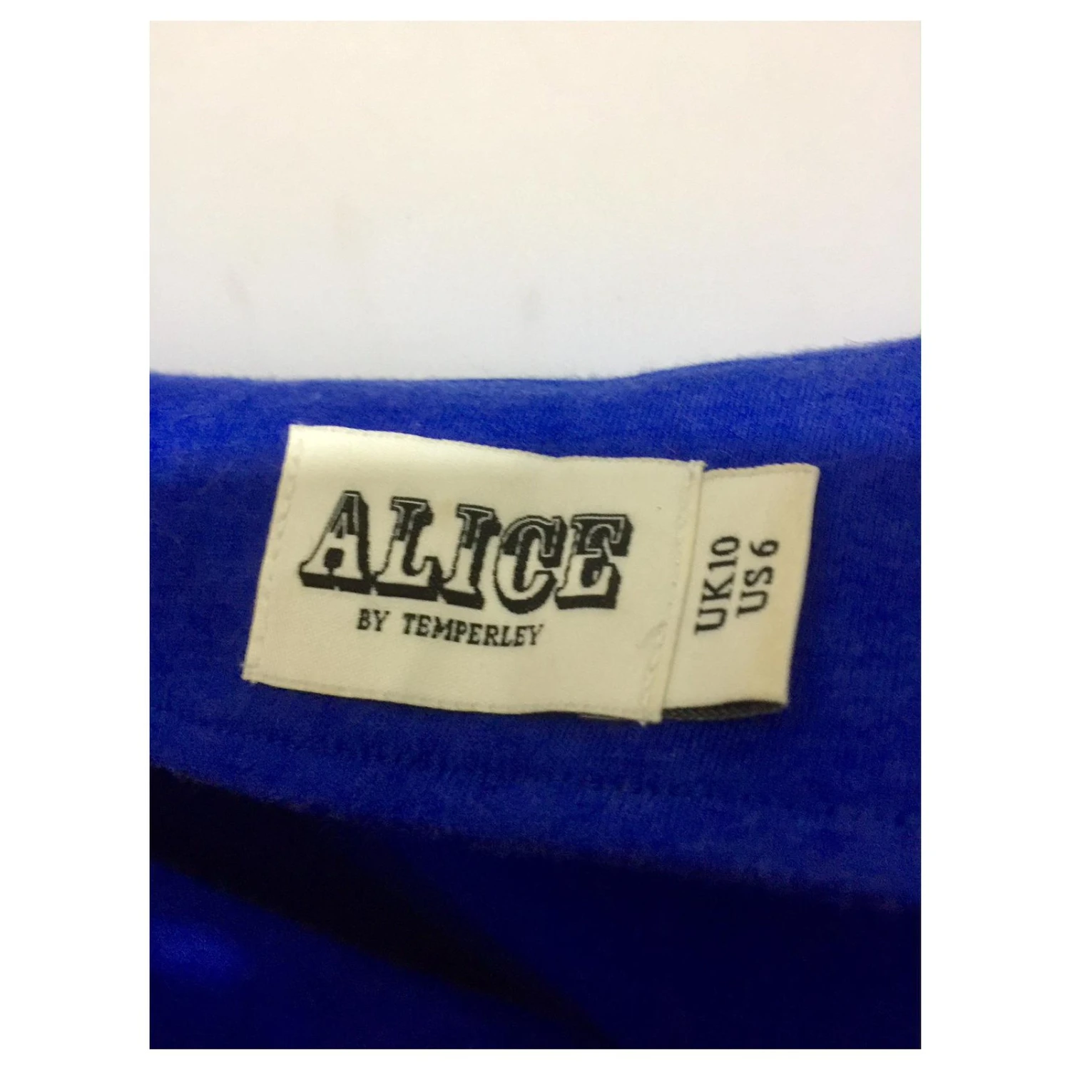 Alice By Temperley Kleid Mit Rucheting Blau 3 Alice By Temperley Kleid Mit Rucheting Blau – Bild 3