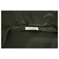 Tomas Maier Schwarze Seide V Ausschnitt W. Schlitze Flügelärmel Knie Jersey Kleid Größe 36 -Deutschland Fem Leucht Verkaufs-Shop 204404 3