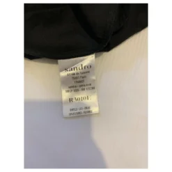 Sandro Schwarzes Kleid Mit Spitze -Deutschland Fem Leucht Verkaufs-Shop 207511 4