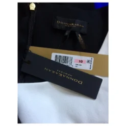 Donna Karan Aline Kleid Schwarz Weiß Blau 19 Donna Karan Aline Kleid Schwarz Weiß Blau -Deutschland Fem Leucht Verkaufs-Shop 208325 10