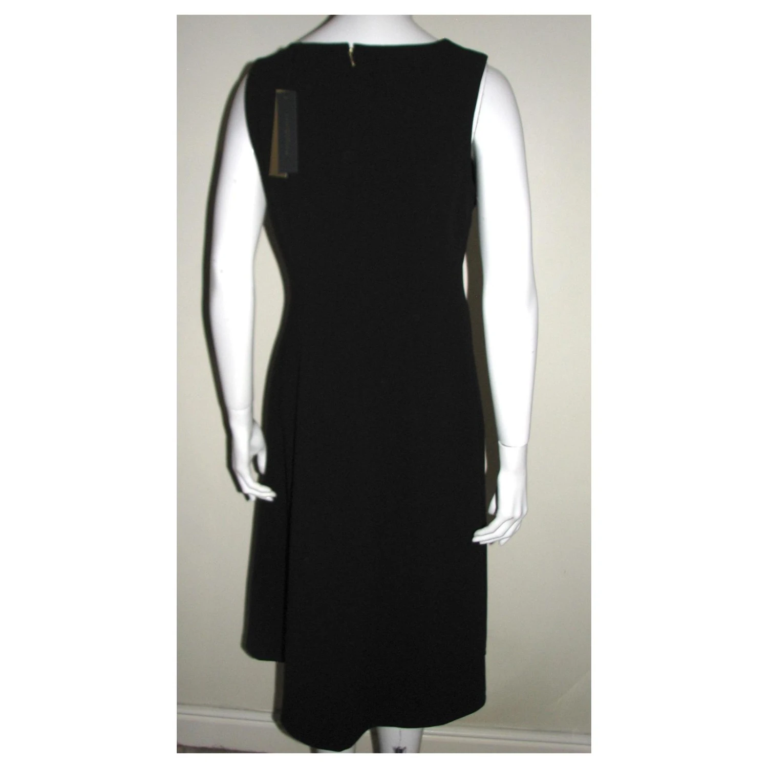 Donna Karan Aline Kleid Schwarz Weiß Blau 7 Donna Karan Aline Kleid Schwarz Weiß Blau – Bild 7