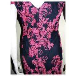 Autre Marque Besticktes Kleid Aus JS Collections Schwarz Pink 16 Autre Marque Besticktes Kleid Aus JS Collections Schwarz Pink -Deutschland Fem Leucht Verkaufs-Shop 217692 7