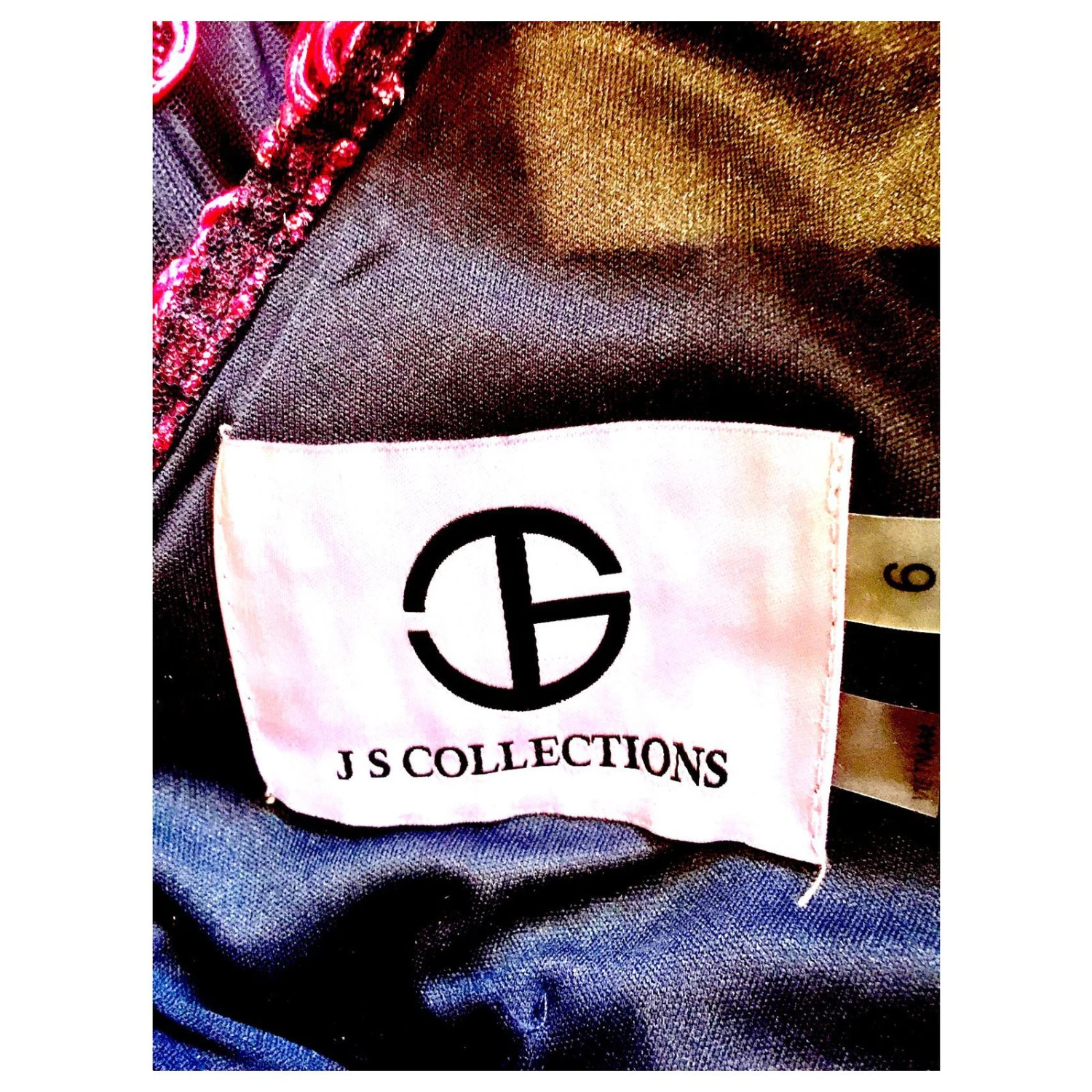 Autre Marque Besticktes Kleid Aus JS Collections Schwarz Pink 9 Autre Marque Besticktes Kleid Aus JS Collections Schwarz Pink – Bild 9