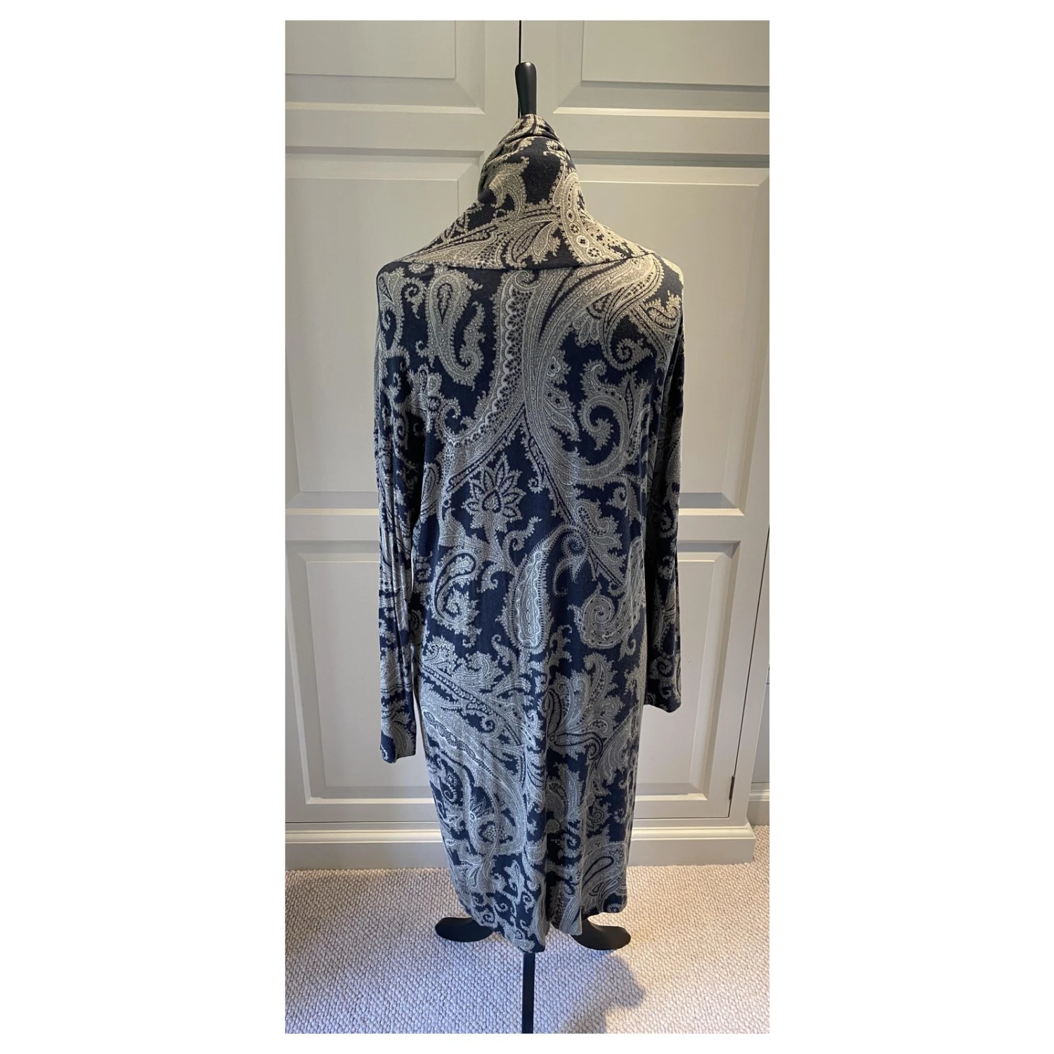 Etro Kleid Schwarz Grau Roh 2 Etro Kleid Schwarz Grau Roh – Bild 2