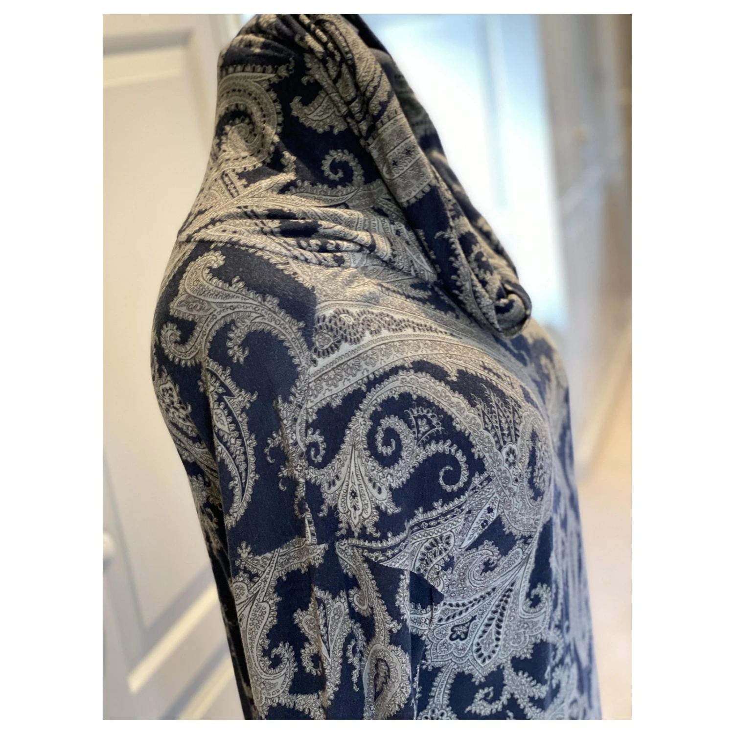 Etro Kleid Schwarz Grau Roh 3 Etro Kleid Schwarz Grau Roh – Bild 3