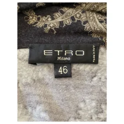 Etro Kleid Schwarz Grau Roh 16 Etro Kleid Schwarz Grau Roh -Deutschland Fem Leucht Verkaufs-Shop 229175 8