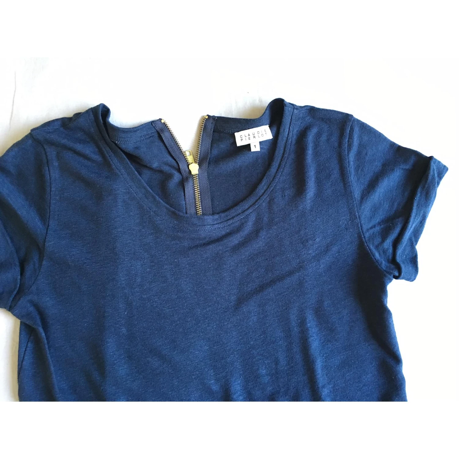 Claudie Pierlot Kleid Blau 3 Claudie Pierlot Kleid Blau – Bild 3