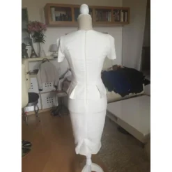 Asos Kleid Weiß -Deutschland Fem Leucht Verkaufs-Shop 23631 4