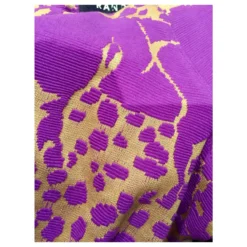 Bitte Kai Rand Kleid Mit Abstraktem Tierdruck Golden Lila -Deutschland Fem Leucht Verkaufs-Shop 244538 4