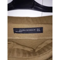 Zara Kleid Khaki -Deutschland Fem Leucht Verkaufs-Shop 24746 3