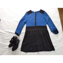 Pablo De Gerard Darel Kleid Blau -Deutschland Fem Leucht Verkaufs-Shop 25629 7