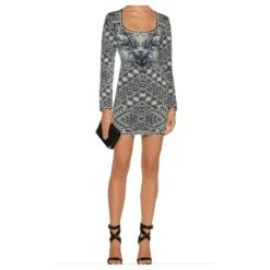 Herve Leger "Mélissa" Kleid Mehrfarben -Deutschland Fem Leucht Verkaufs-Shop 260443 5