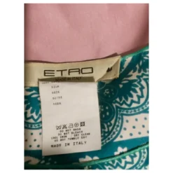 Etro Seidenkaftan-Kleid Pink Weiß Grün 12 Etro Seidenkaftan-Kleid Pink Weiß Grün -Deutschland Fem Leucht Verkaufs-Shop 269218 5