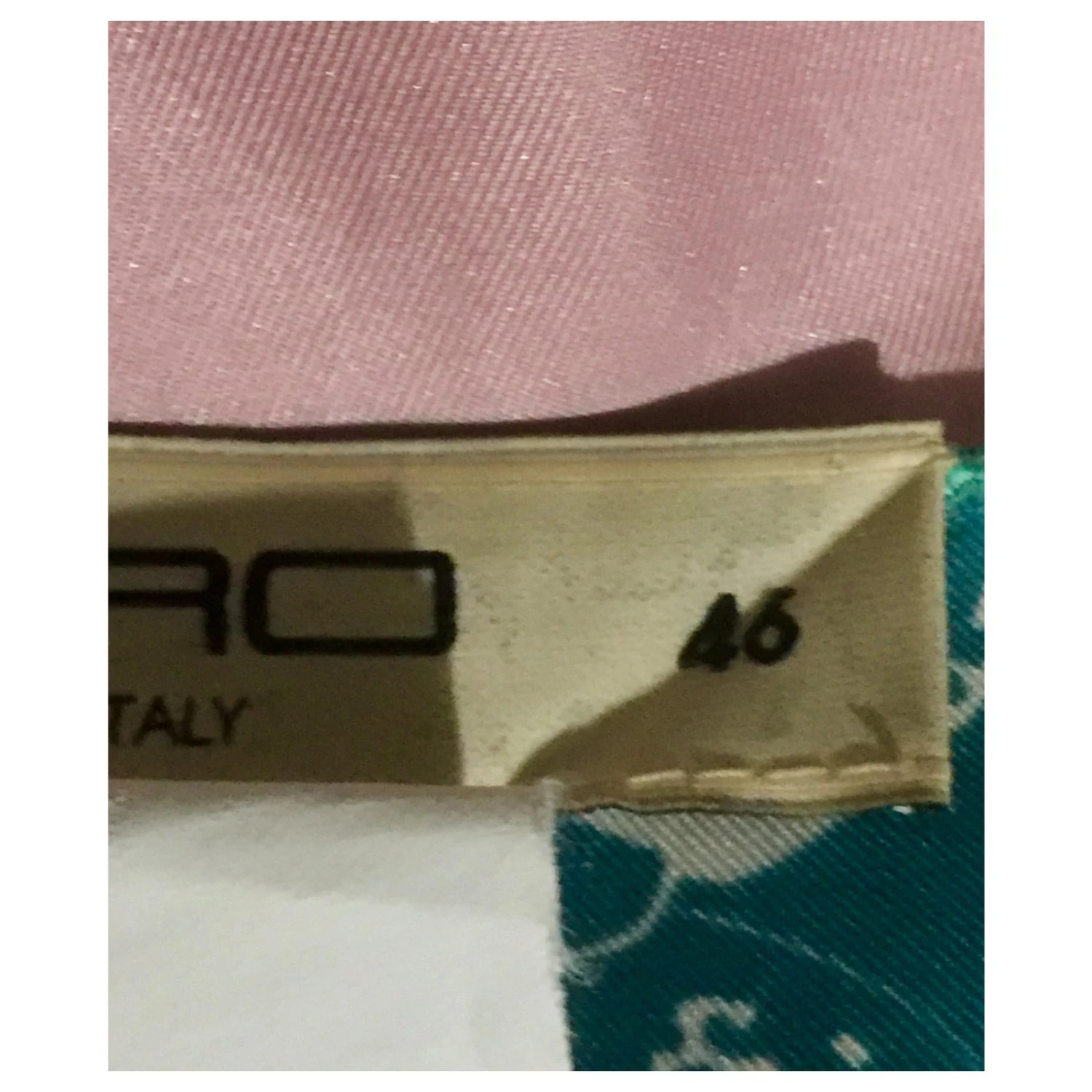 Etro Seidenkaftan-Kleid Pink Weiß Grün 6 Etro Seidenkaftan-Kleid Pink Weiß Grün – Bild 6