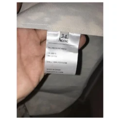 Acne Lillian Kleid Mit Ikat Print Braun Weiß Beige -Deutschland Fem Leucht Verkaufs-Shop 269317 7