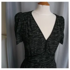 SESSUN Schwarz-Weiß-Kleid TM Neuwertig -Deutschland Fem Leucht Verkaufs-Shop 271938 6