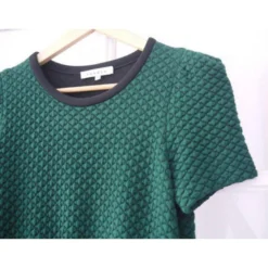 Sandro Kleid Grün -Deutschland Fem Leucht Verkaufs-Shop 27243 3