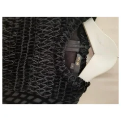 Maje Kleines Schwarzes Kleid Angezogen -Deutschland Fem Leucht Verkaufs-Shop 273533 4