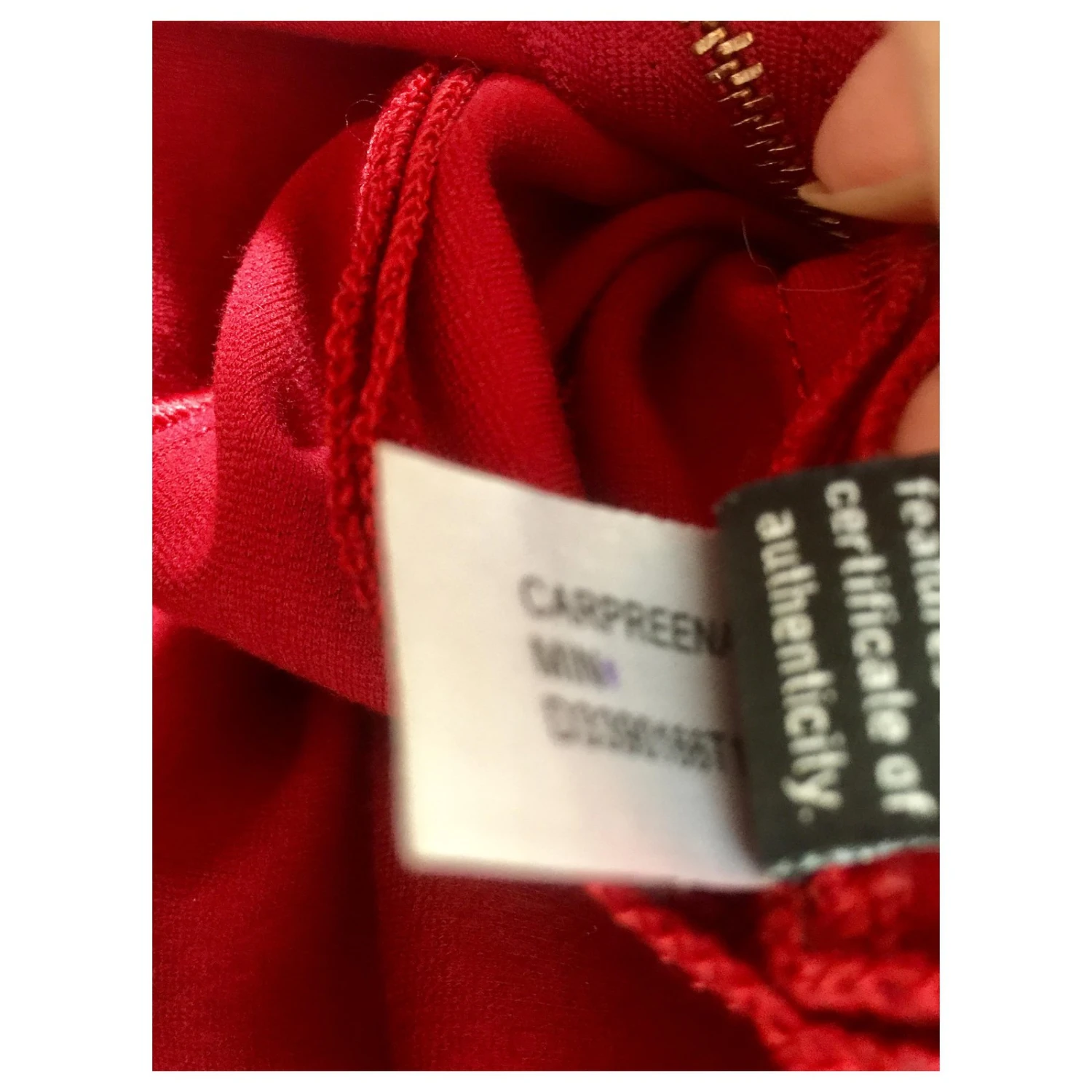 Diane Von Furstenberg DvF Capreena Kleid Rot 6 Diane Von Furstenberg DvF Capreena Kleid Rot – Bild 6